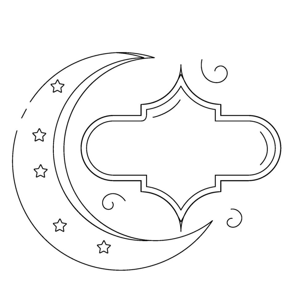 ramadan lineal illustration vector