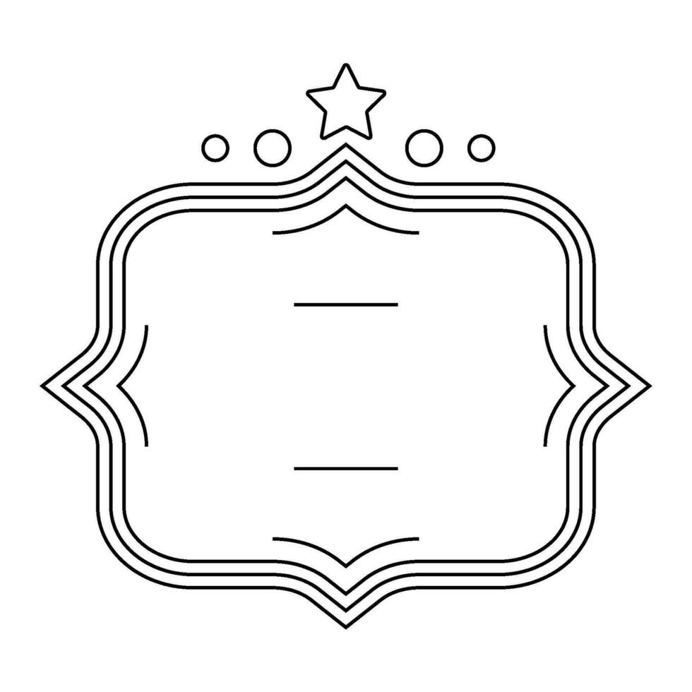 Ramadán lineal ilustración vector