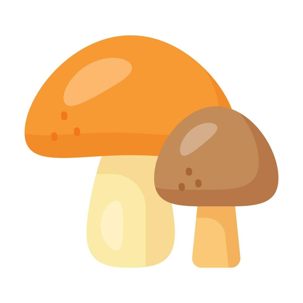 Premium icon of mushroom, healthy and organic food vector
