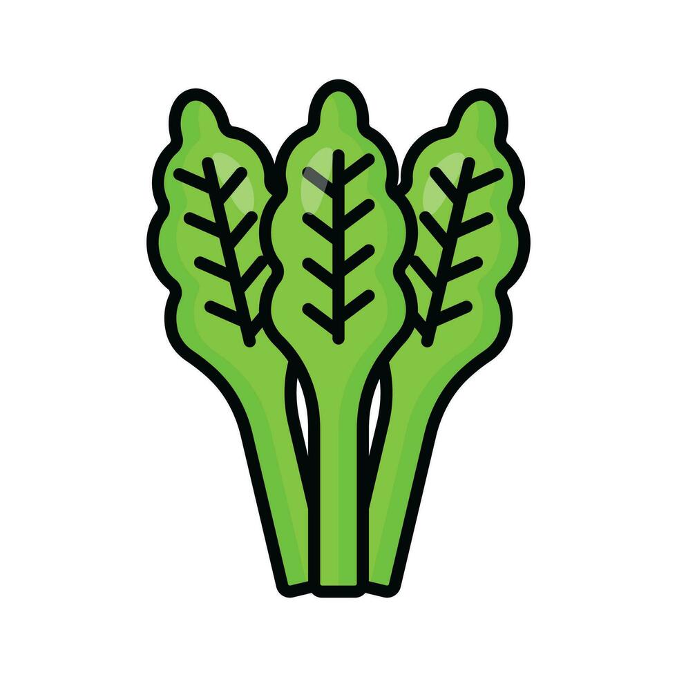 Embrace the crisp and refreshing vibe with our Celery Icon. A green burst of flavor to elevate your design vector