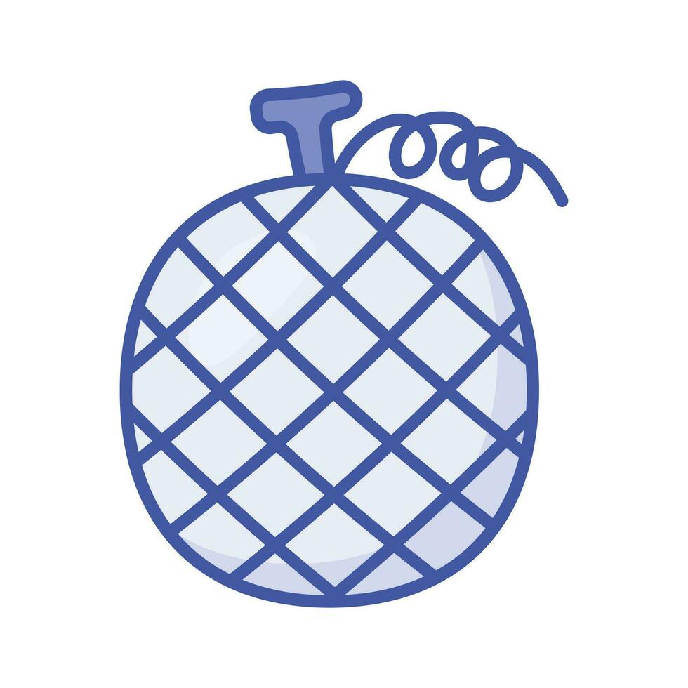 Hami melon vector design in modern design style