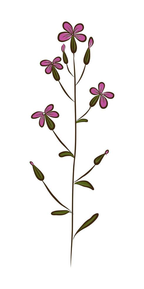 LILAC MOONLIGHT COMING TO LIFE IN A VECTOR