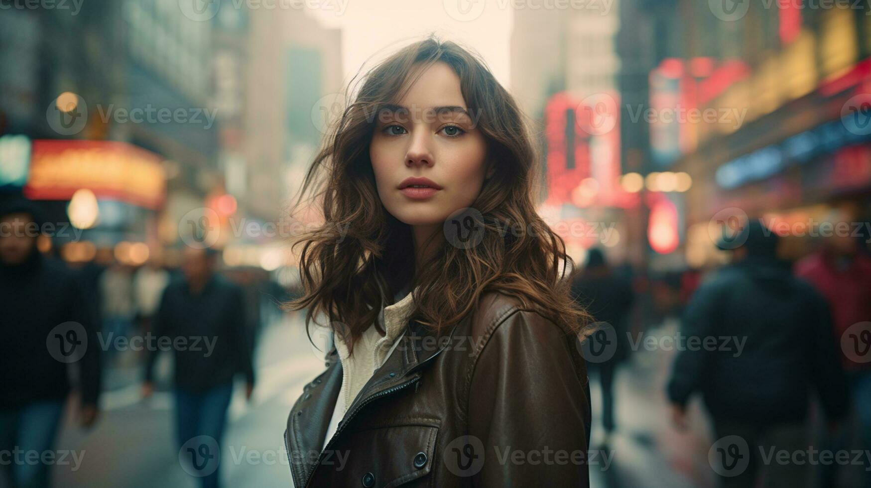 AI generated a photograph of traveler or backpaker in the beach with a many style and many angle photo