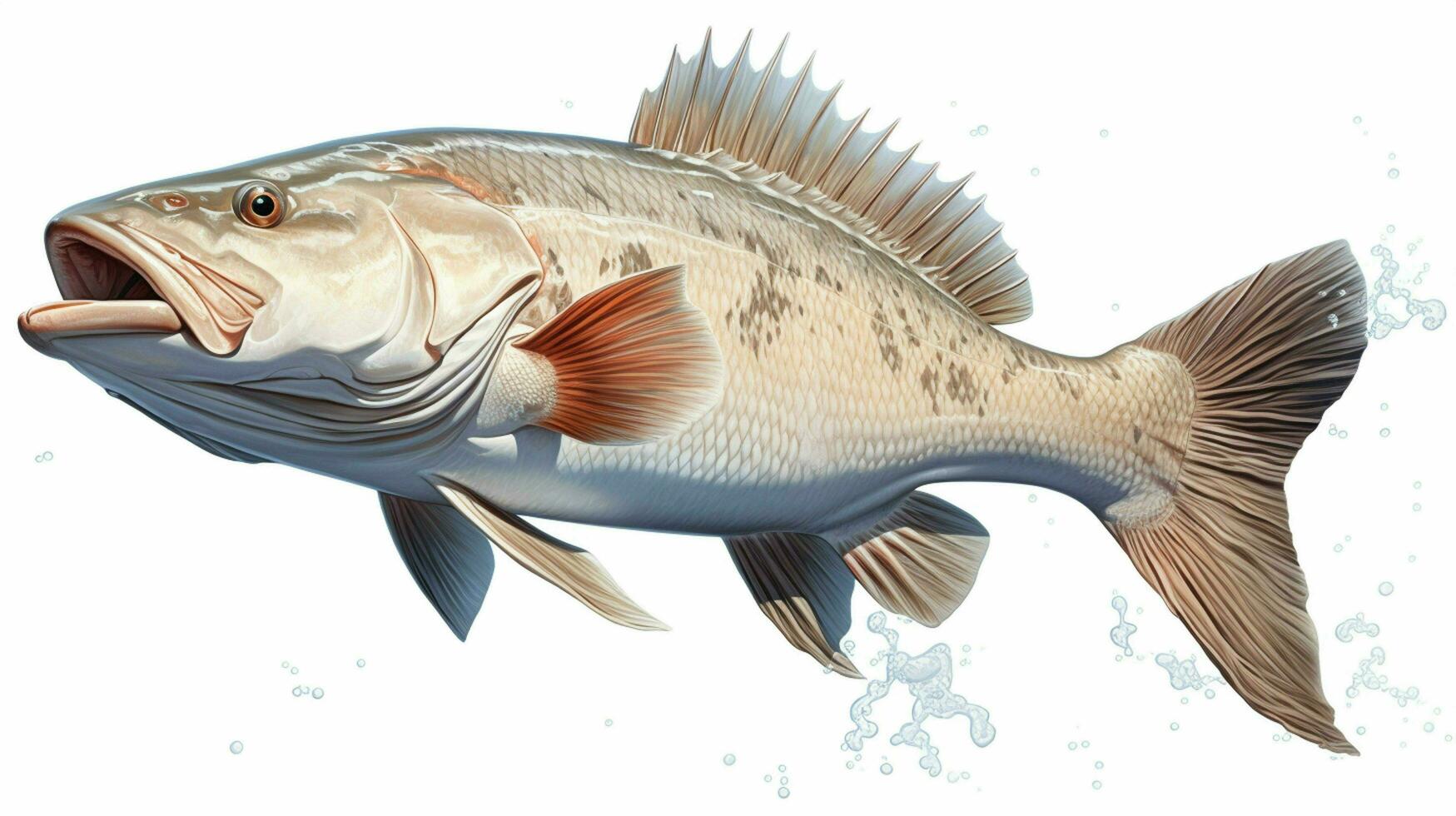 AI generated hyper realistic illustrations of Blacktip grouper photo