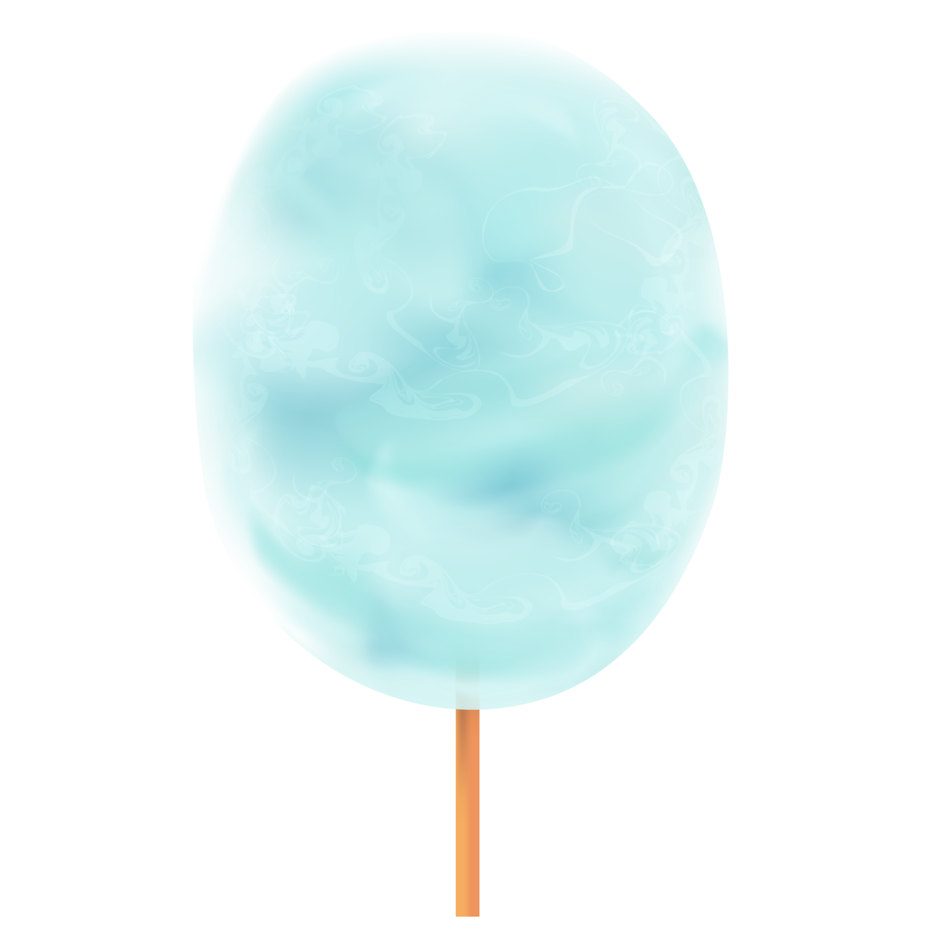 Cotton candy. Sugar clouds 3d. 35532426 PNG