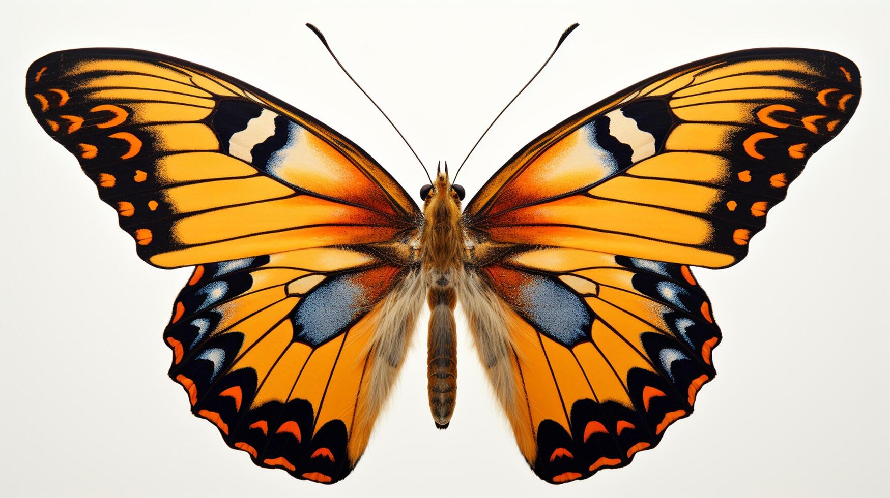 ai generado hiper realista ilustraciones de mariposa foto