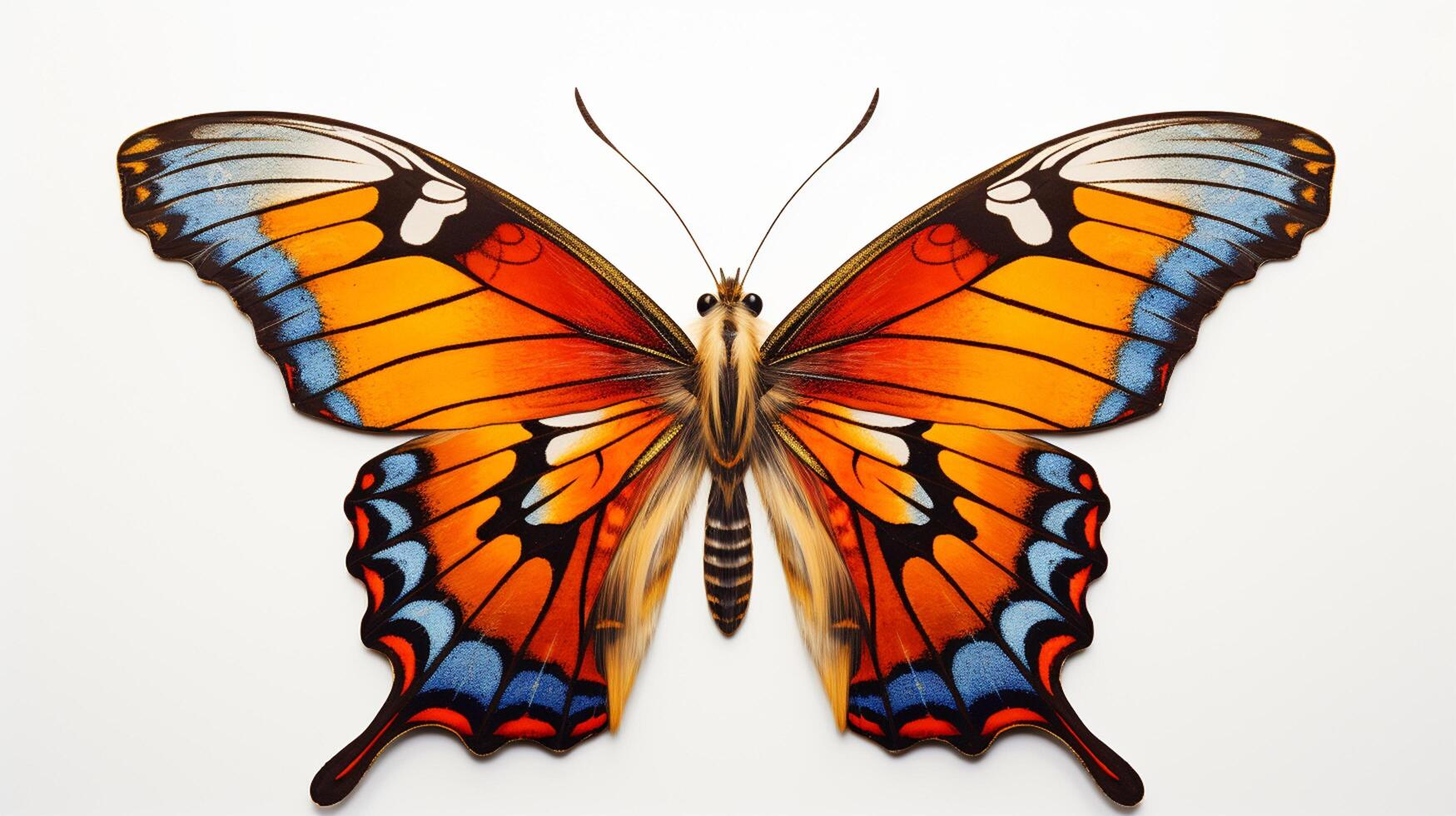 ai generado hiper realista ilustraciones de mariposa foto