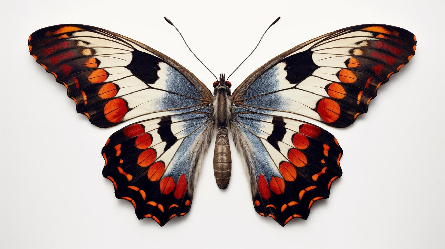 ai generado hiper realista ilustraciones de mariposa foto