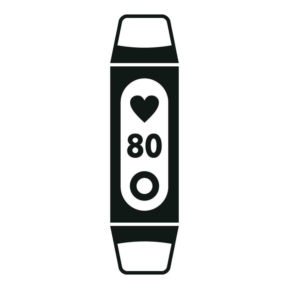 Data sport band icon simple vector. Device digital vector