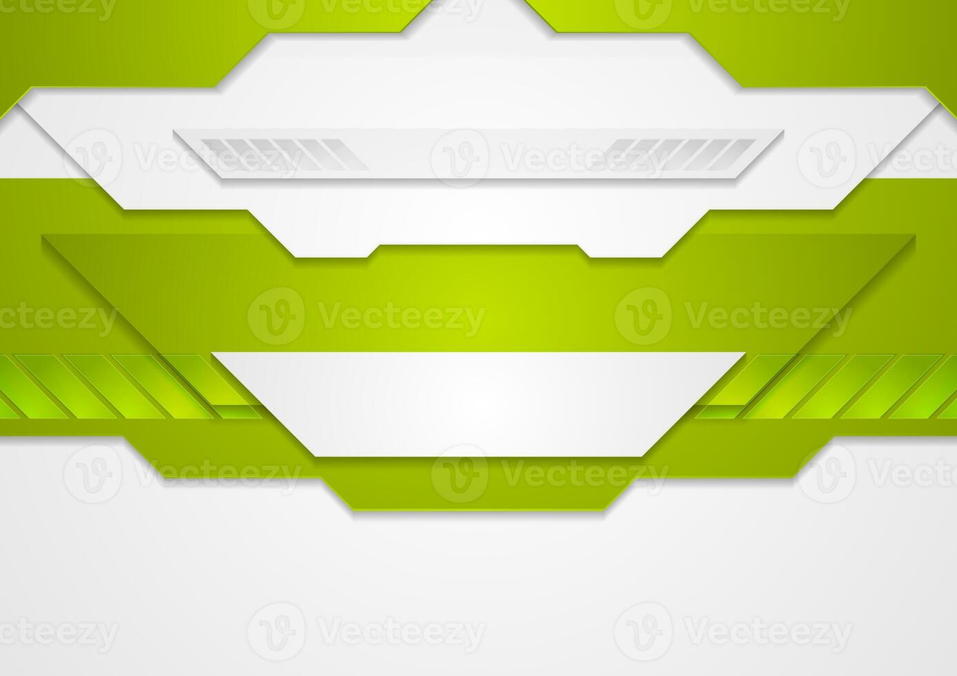 Green grey abstract tech brochure background photo