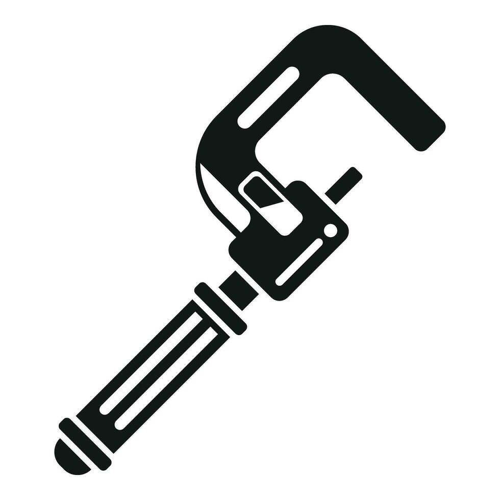 Digital micrometer equipment icon simple vector. High calibrated vector