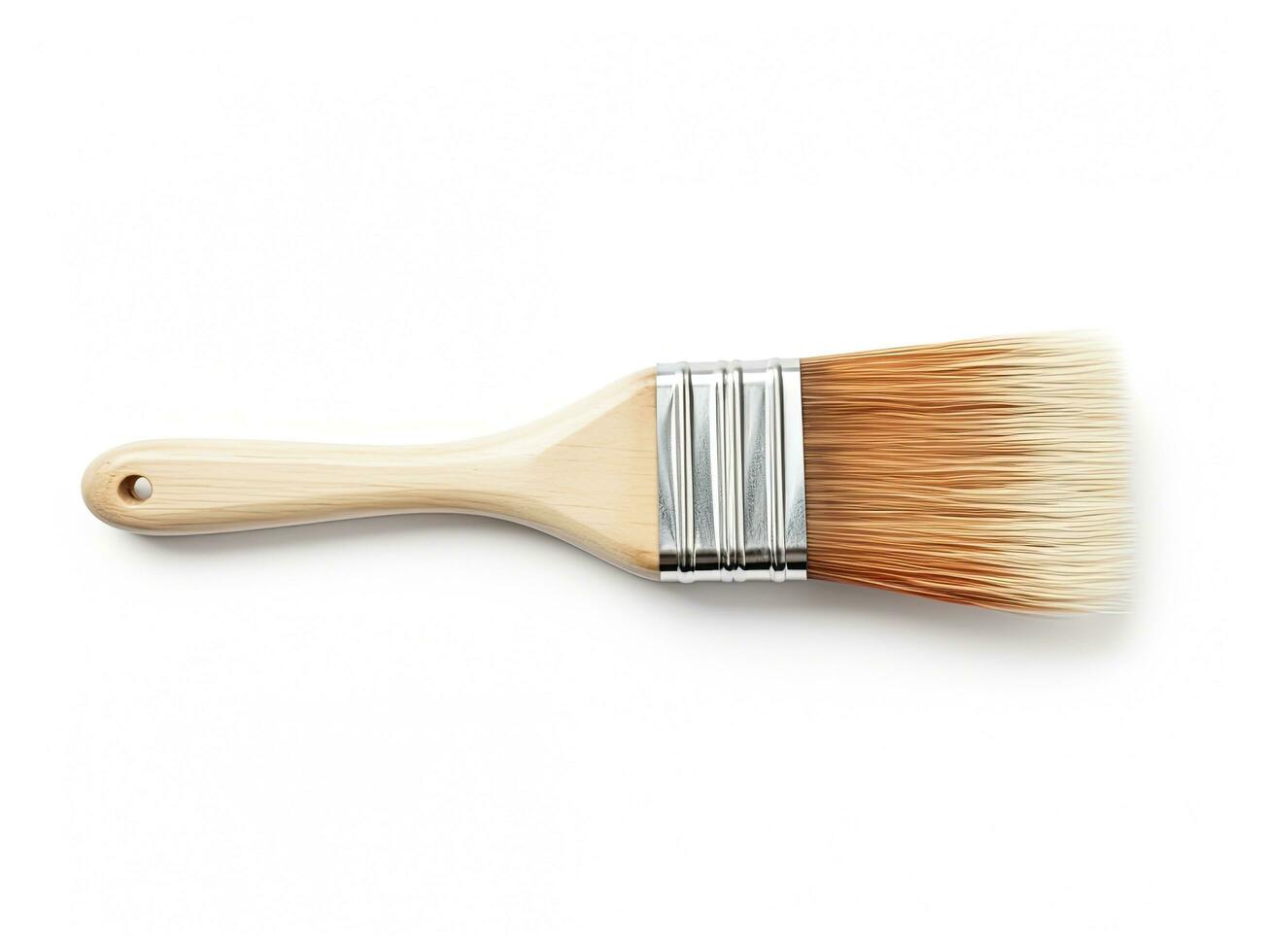 AI generated Paintbrush isolated white background. AI Generated photo