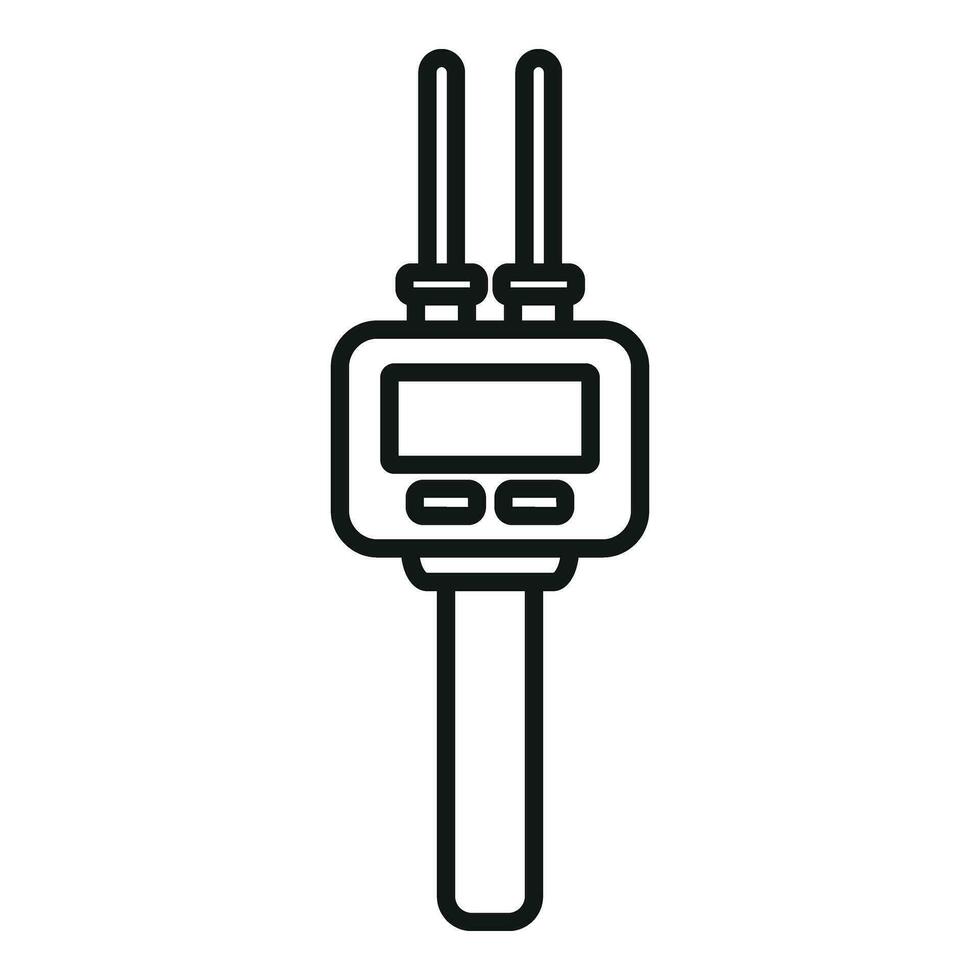 Experiment solution food icon outline vector. Modern system vector
