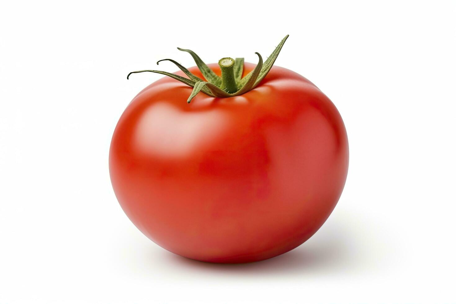 ai generado tomate aislado en blanco antecedentes. ai generado foto