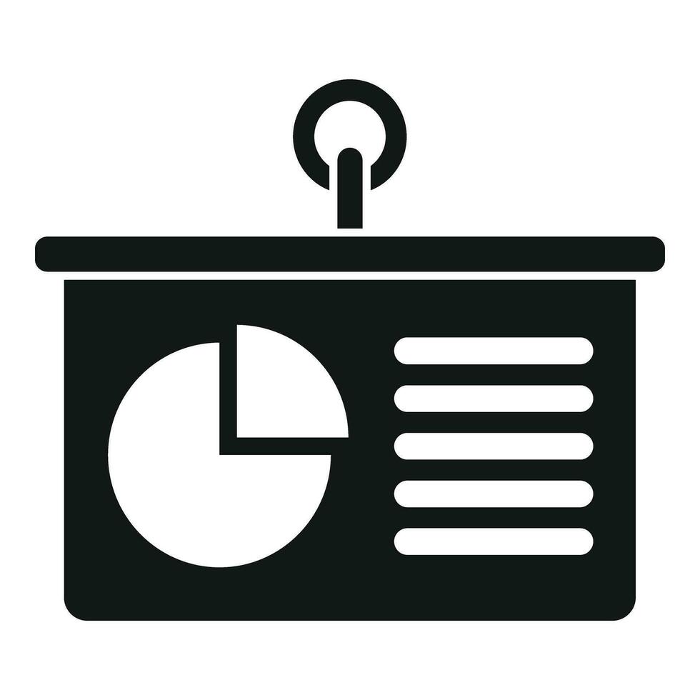 Banner share access icon simple vector. Financial plan vector