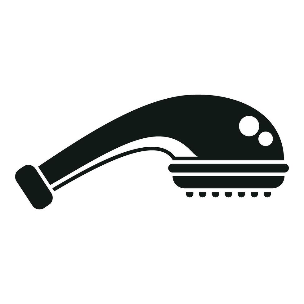 Tubing head icon simple vector. Shower head wash vector