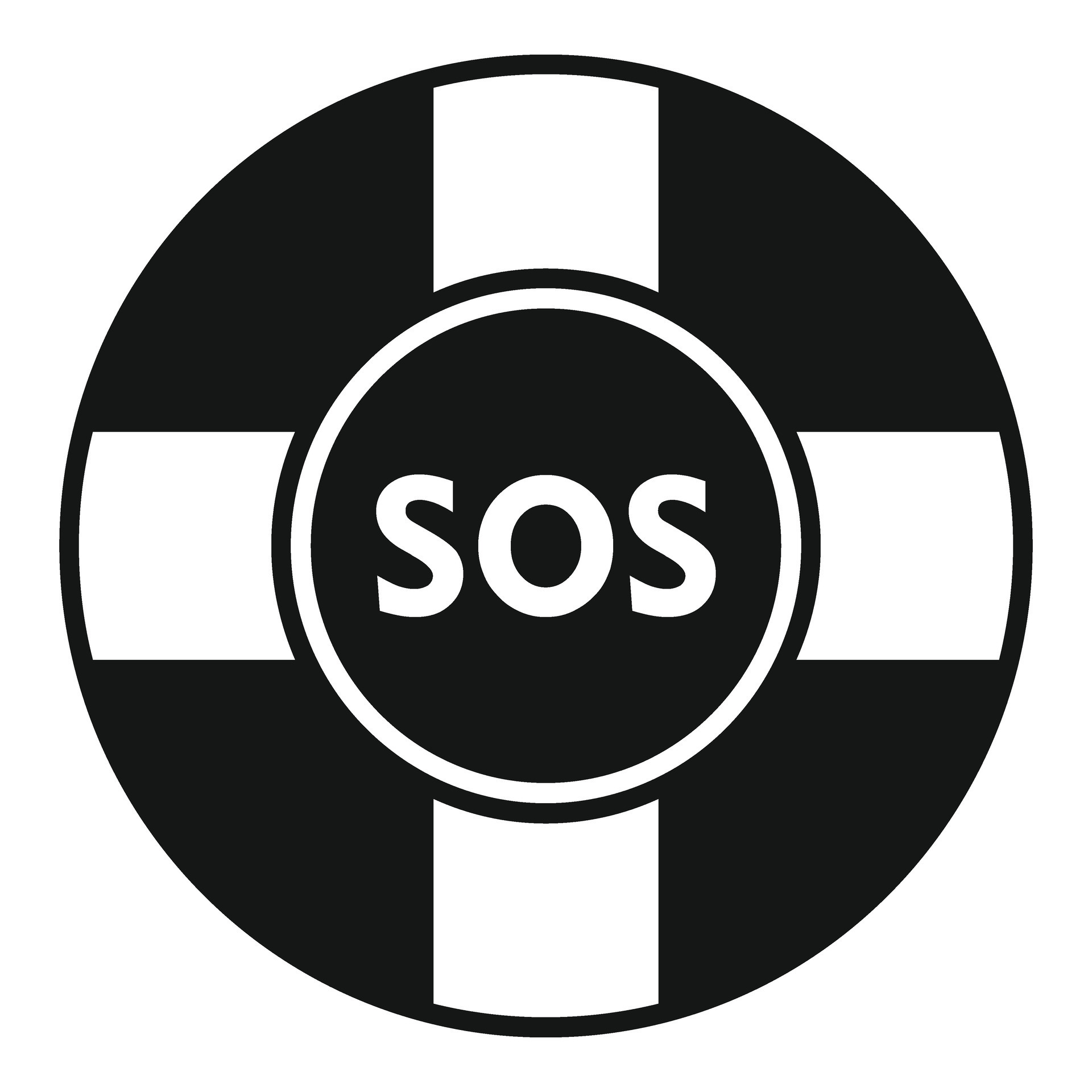Sos help icon simple vector. Engine safety help 35533843 Vector Art at