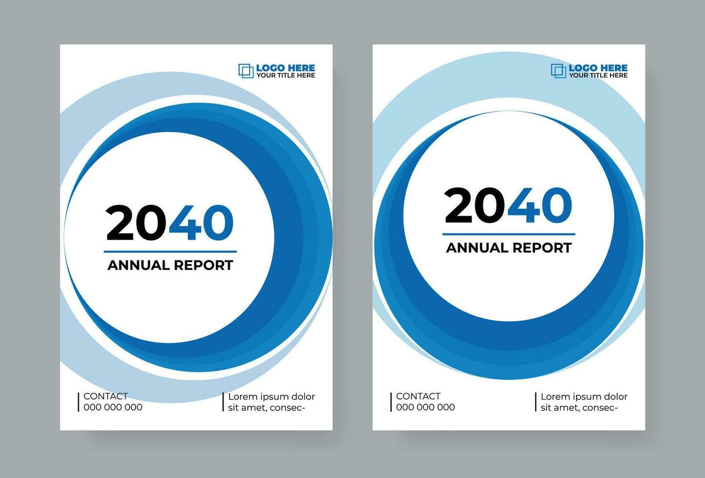 Corporate annual report cover design template, business cover design, corporate brochure, booklet, flyer, magazine, simple and modern design vector