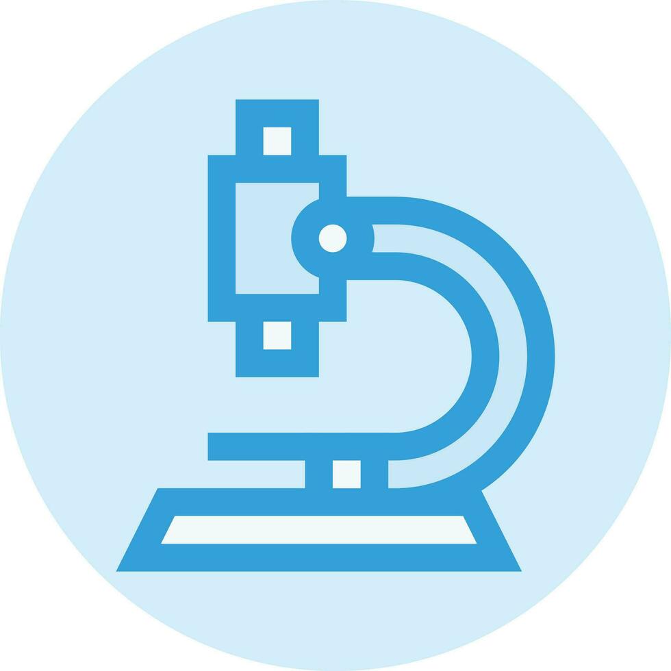 Microscope Vector Icon Design Illustration