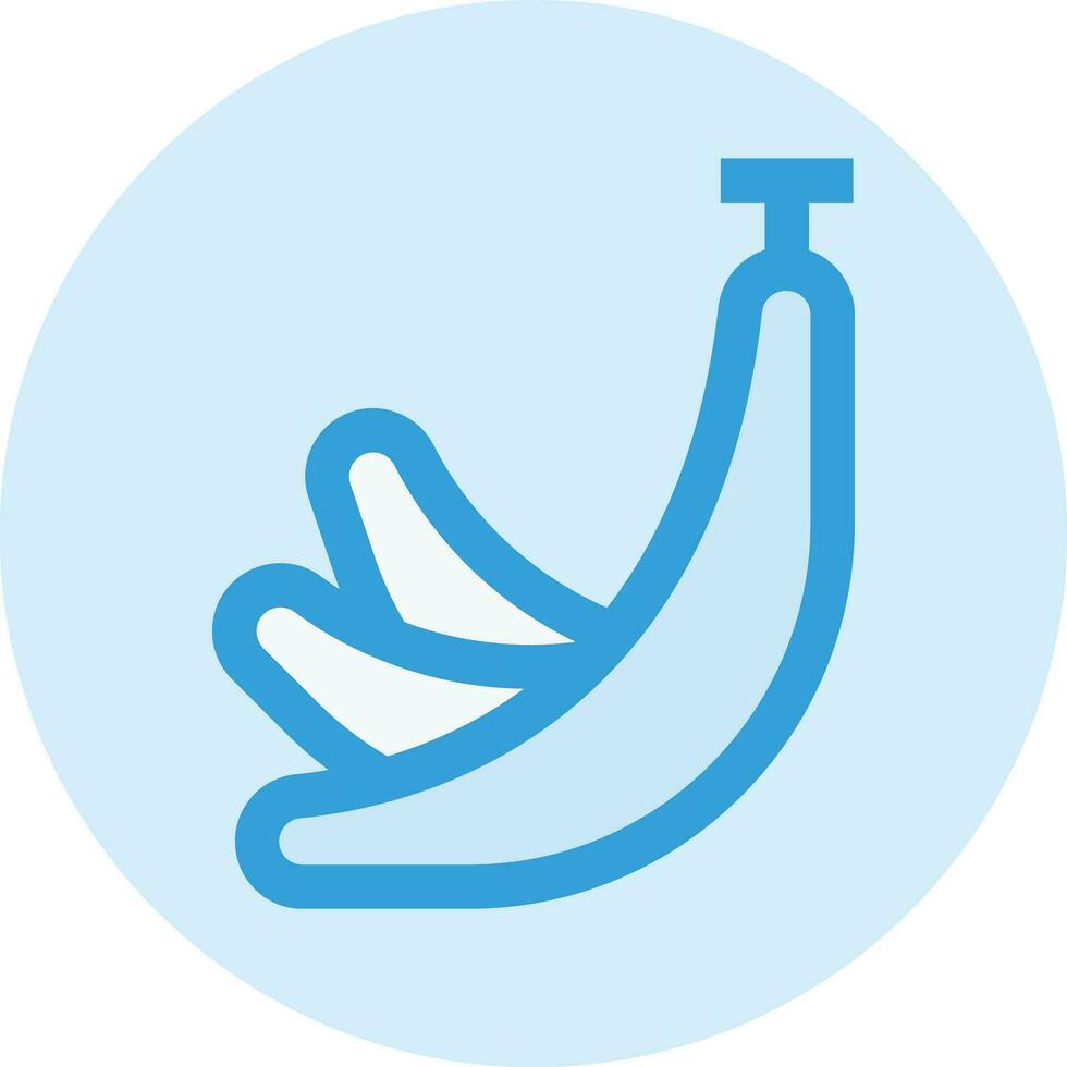 ilustración de diseño de icono de vector de plátano