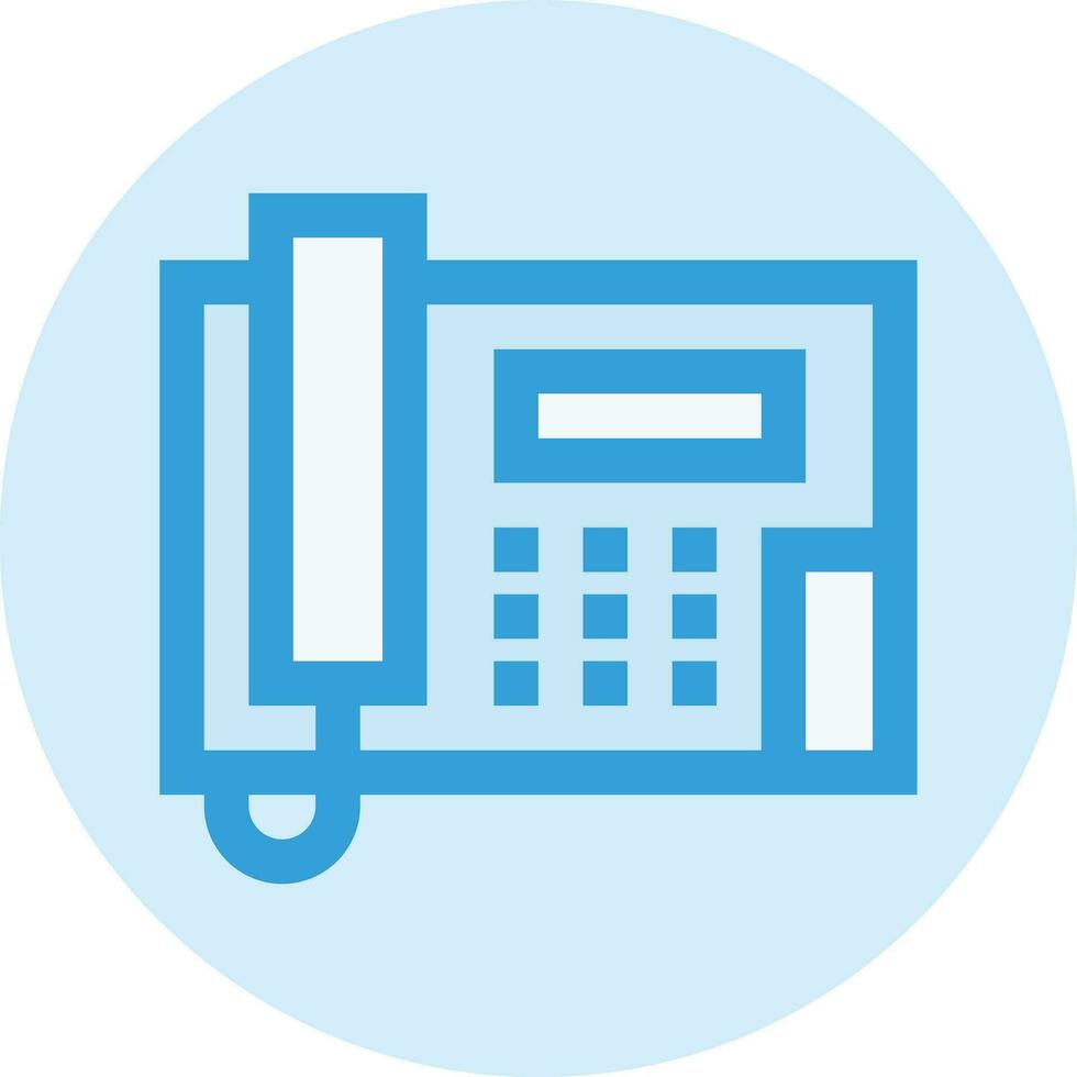 Landline Vector Icon Design Illustration