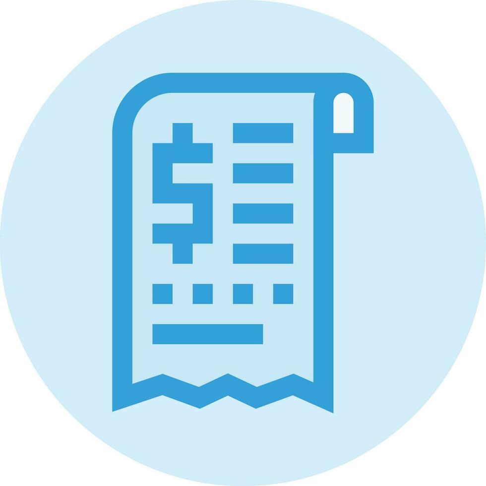 Bill Vector Icon Design Illustration