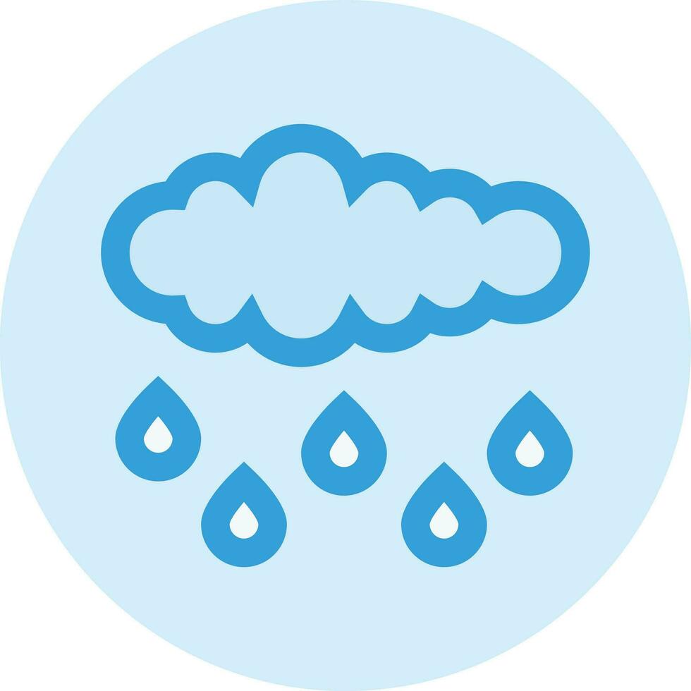 Acid Rain Vector Icon Design Illustration