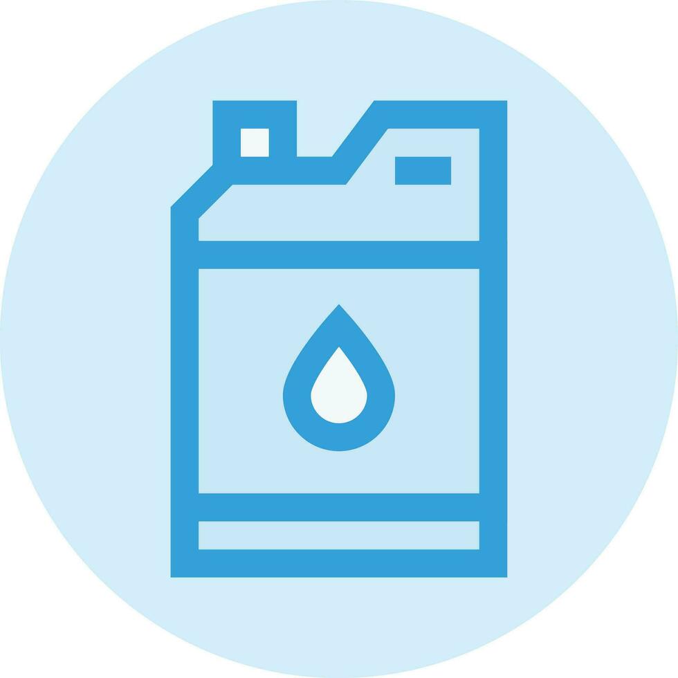 petróleo lata vector icono diseño ilustración