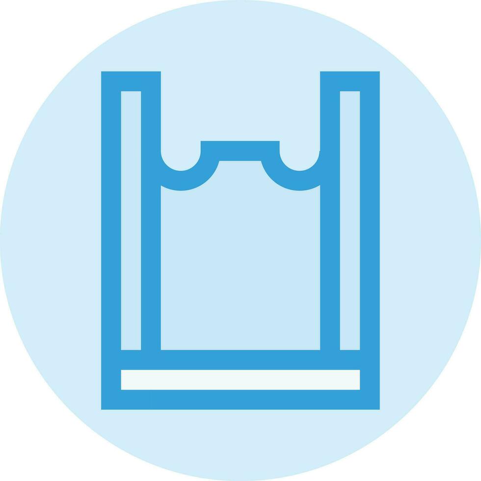 Plastic Bag Vector Icon Design Illustration