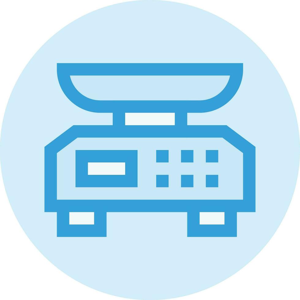 Weight Scale Vector Icon Design Illustration