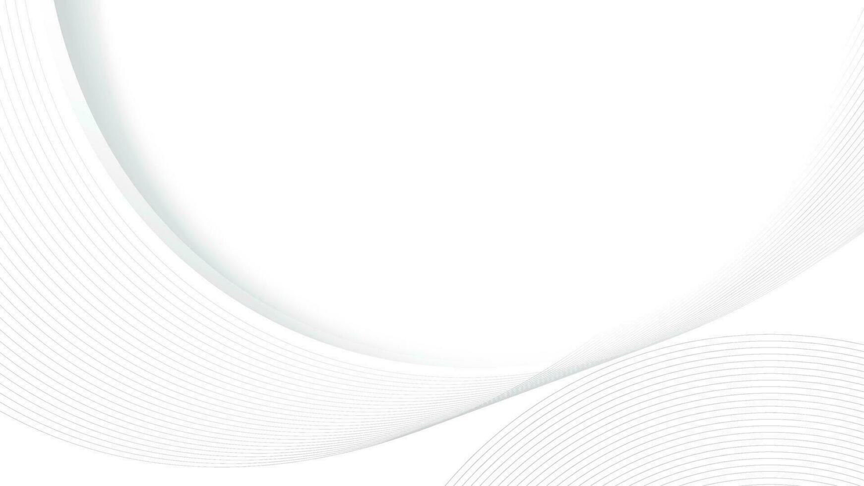 Abstract  white and gray color, modern design stripes background with geometric round shape. Vector illustration.