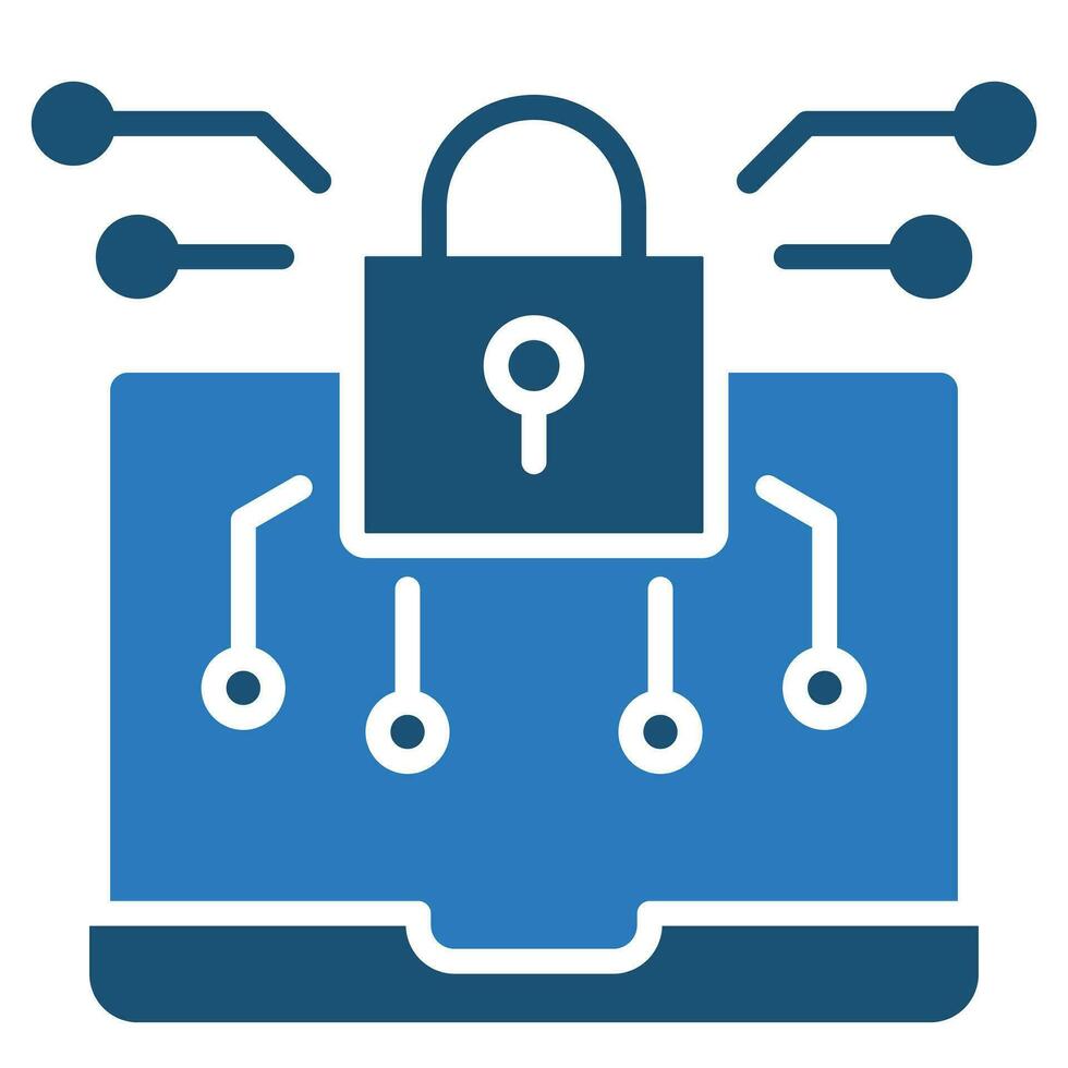 Data Encryption Icon line vector illustration 35535712 Vector Art at ...