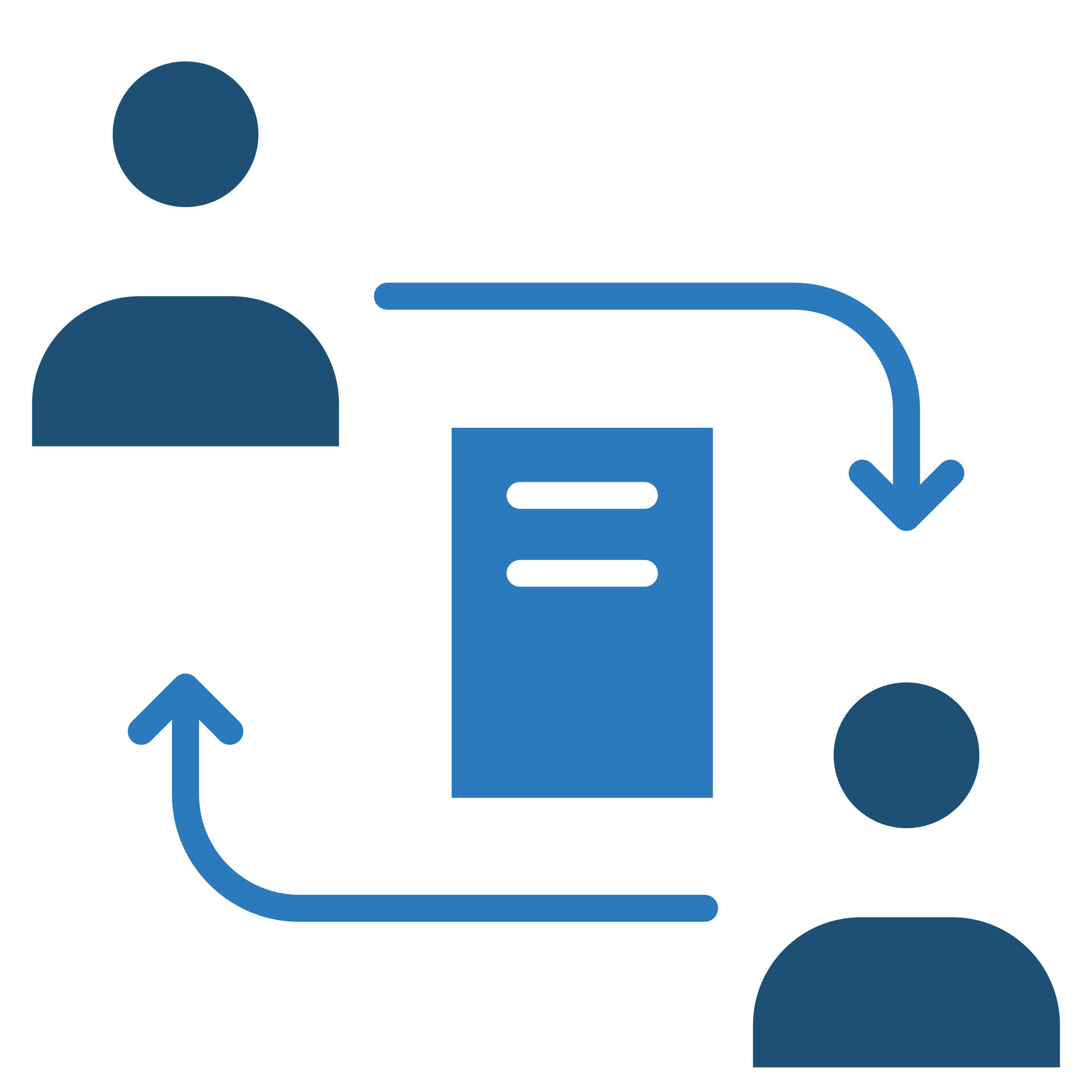 Information Flow Icon line vector illustration 35535714 Vector Art at
