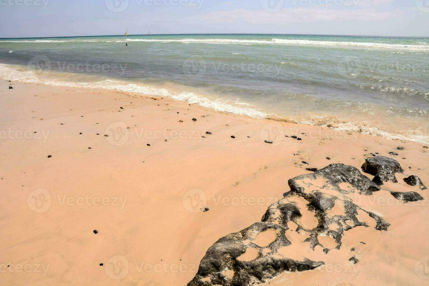 Scenic beach view photo