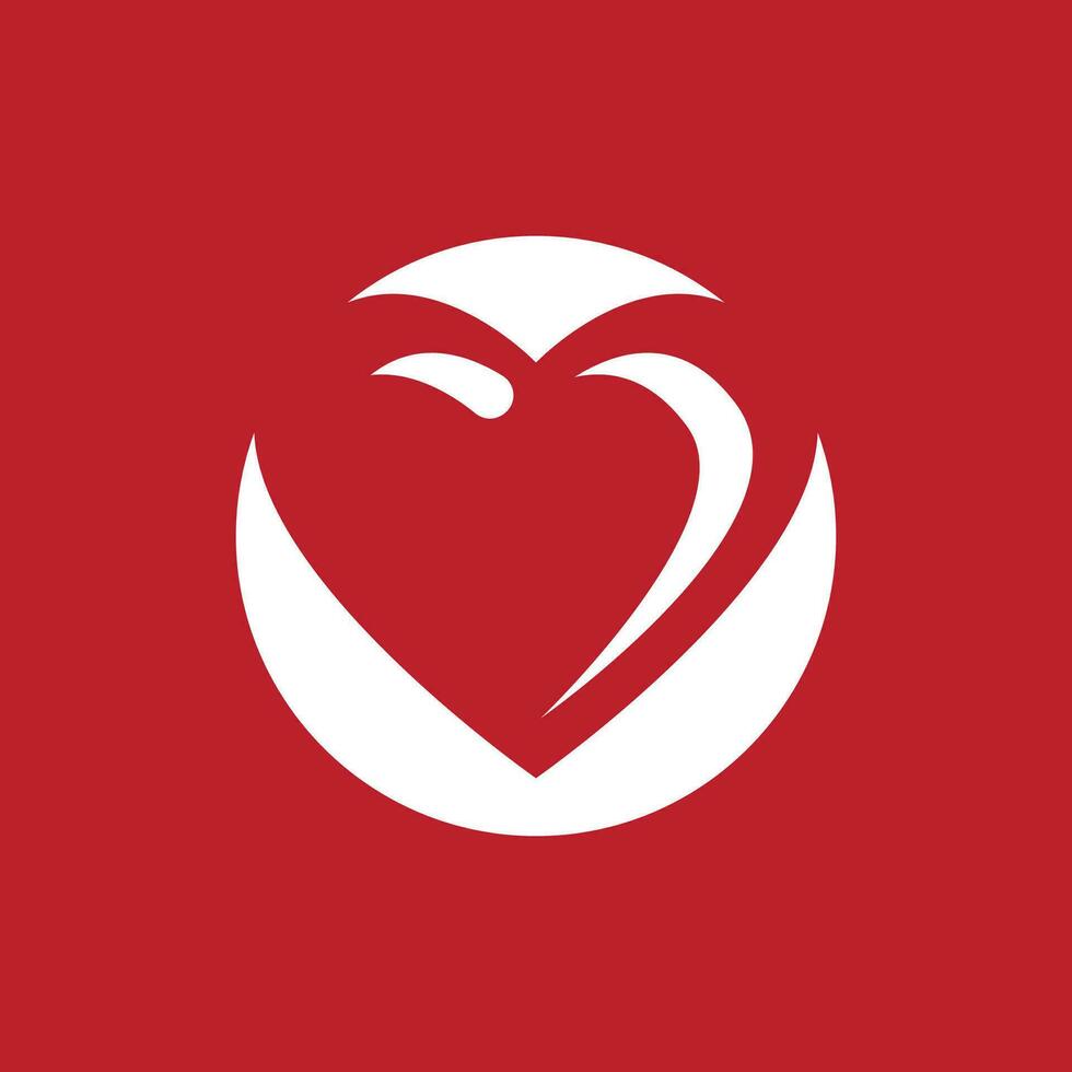 amor corazón vector icono y símbolo modelo ilustración