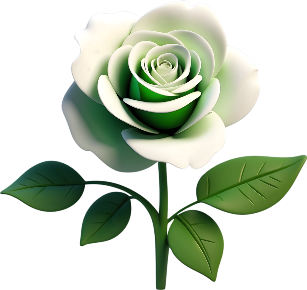 AI generated floral illustration free 3d, flower 3d png