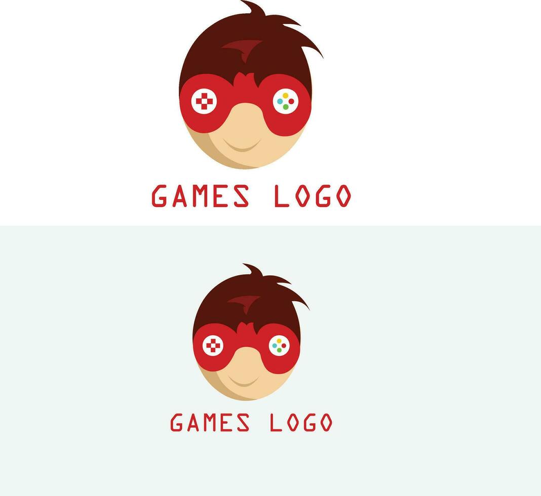 juego logo diseño vector