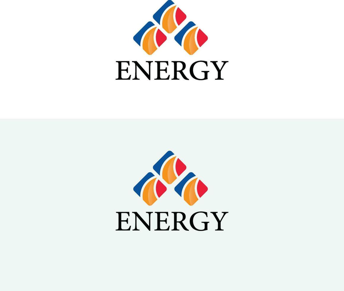 Energy logo design vector