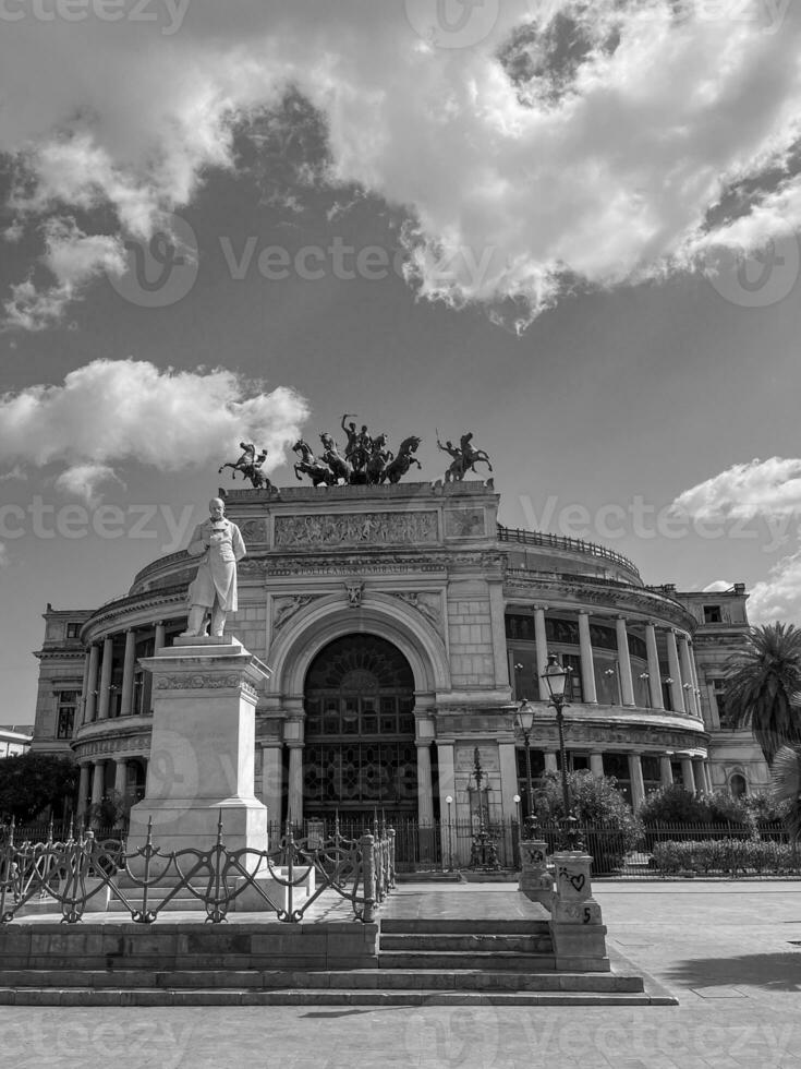 palermo on sicilia island photo