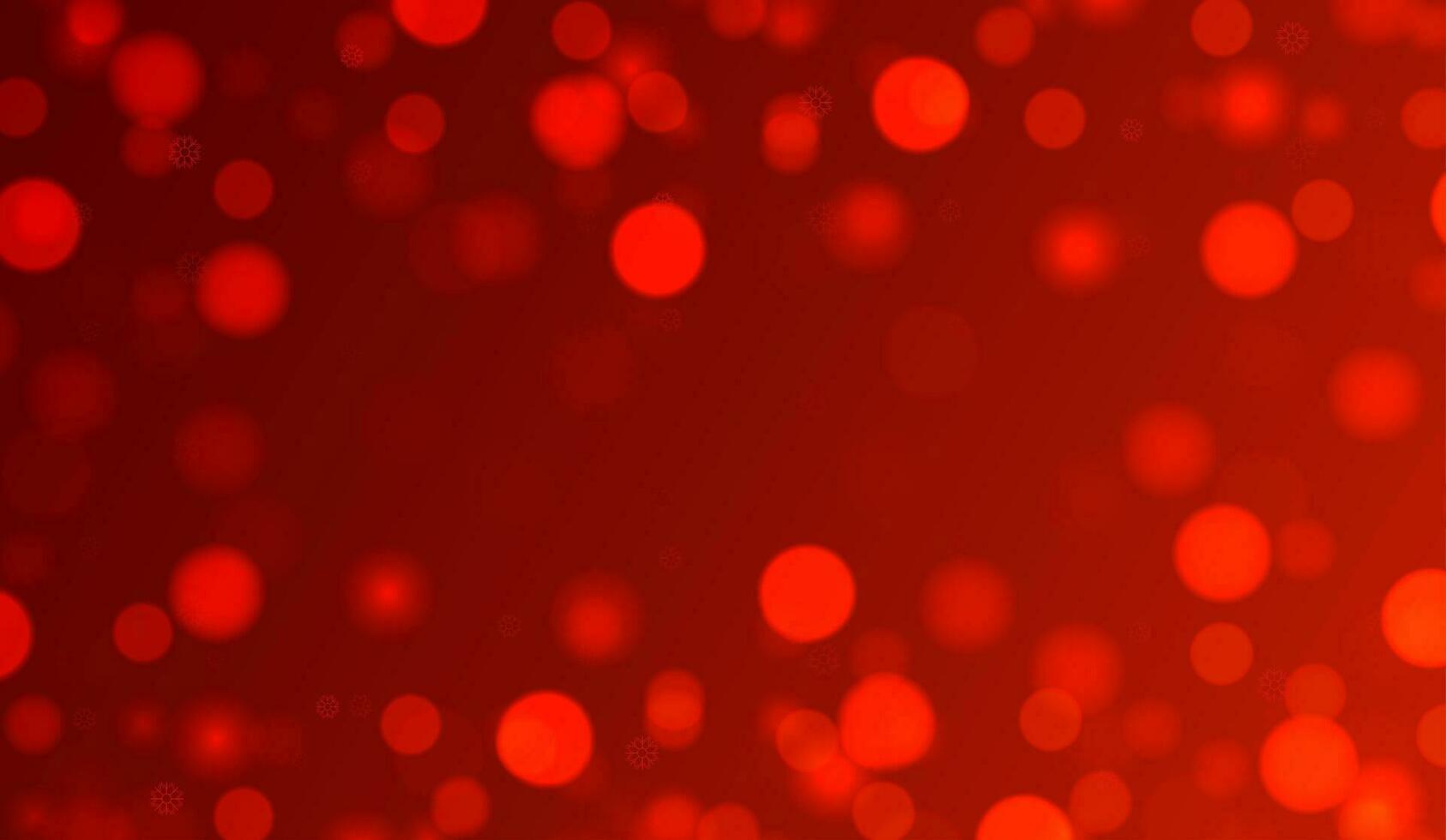 Abstract red christmas background with falling snowflakes. red christmas for a postcard, Invitation card, banner. cold weather effect and snowy winter. vector design.