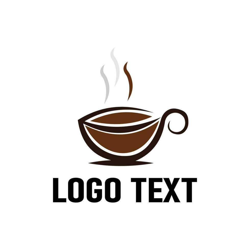 Coffee shop vector logo design