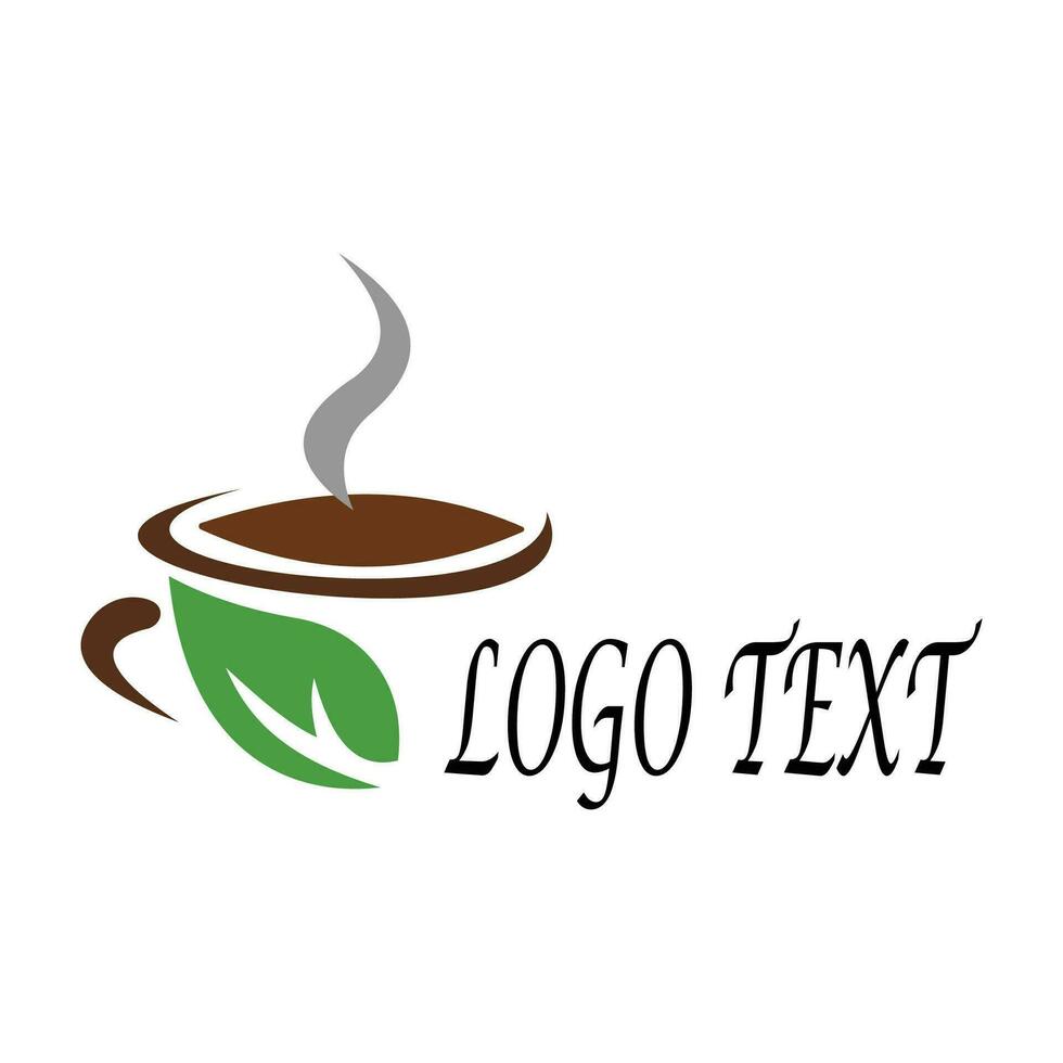 Coffee shop vector logo design