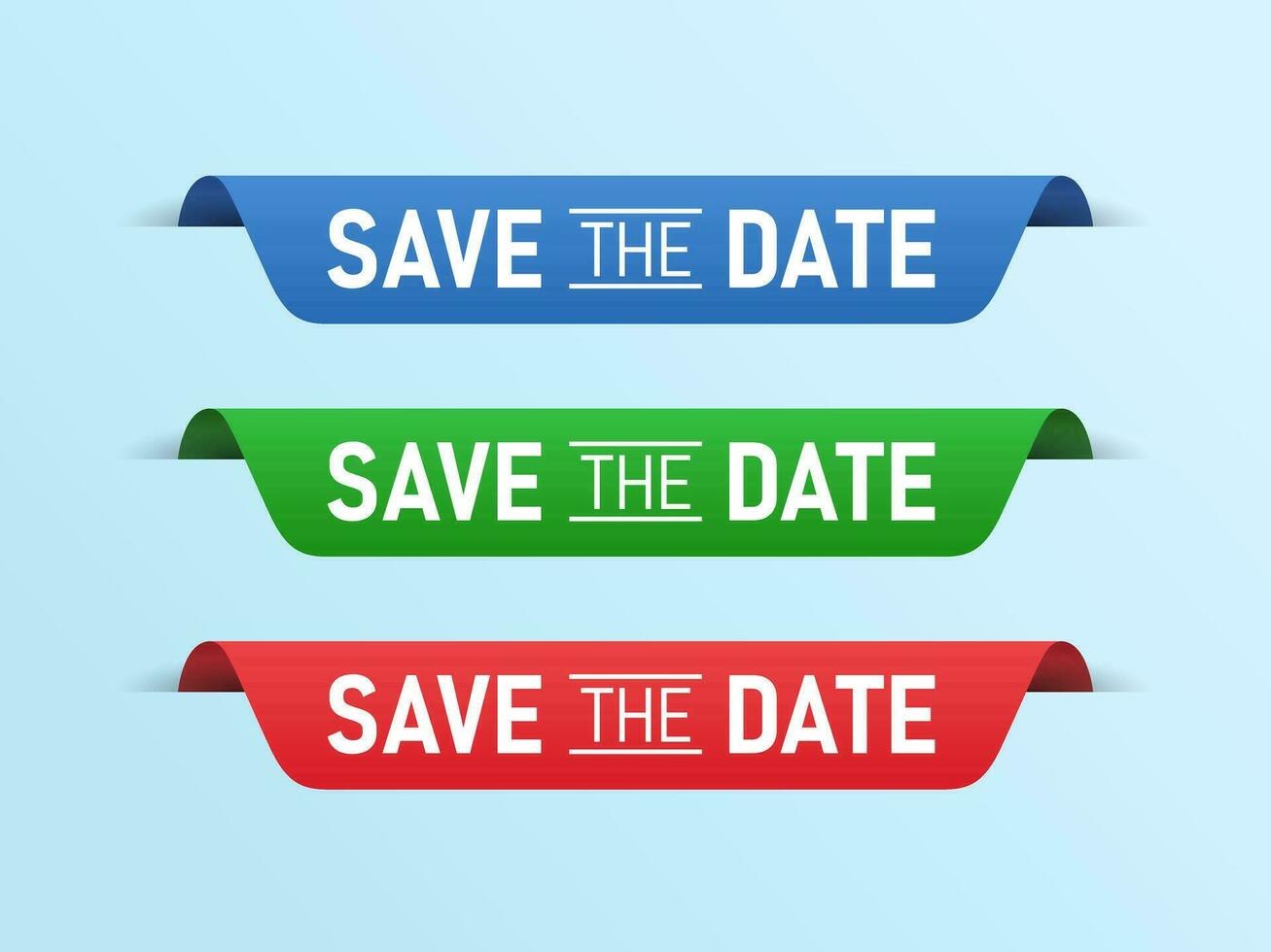 Save the date tag label bookmark illustration 02 vector