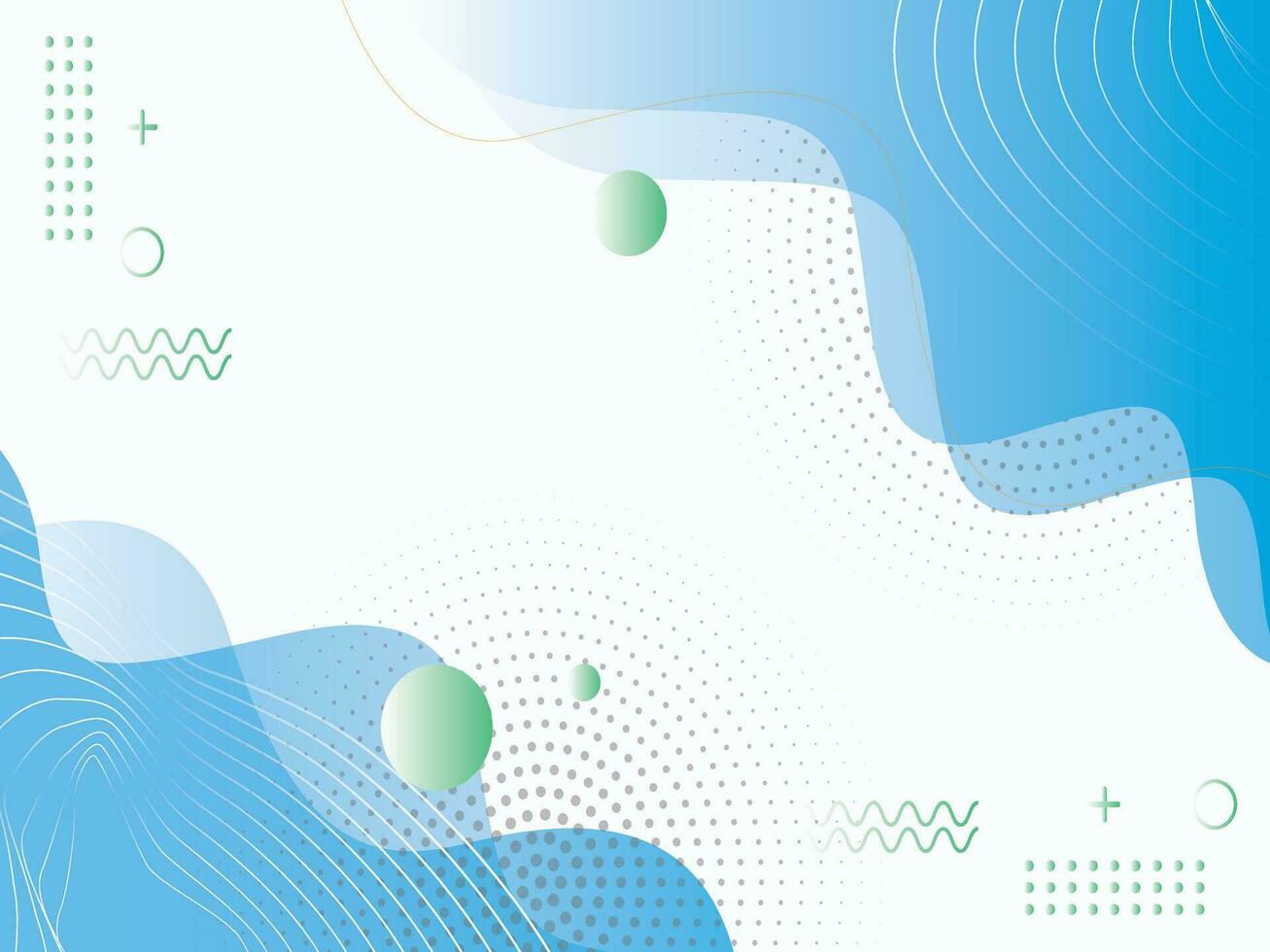 Abstract background templates waving lines circles vector