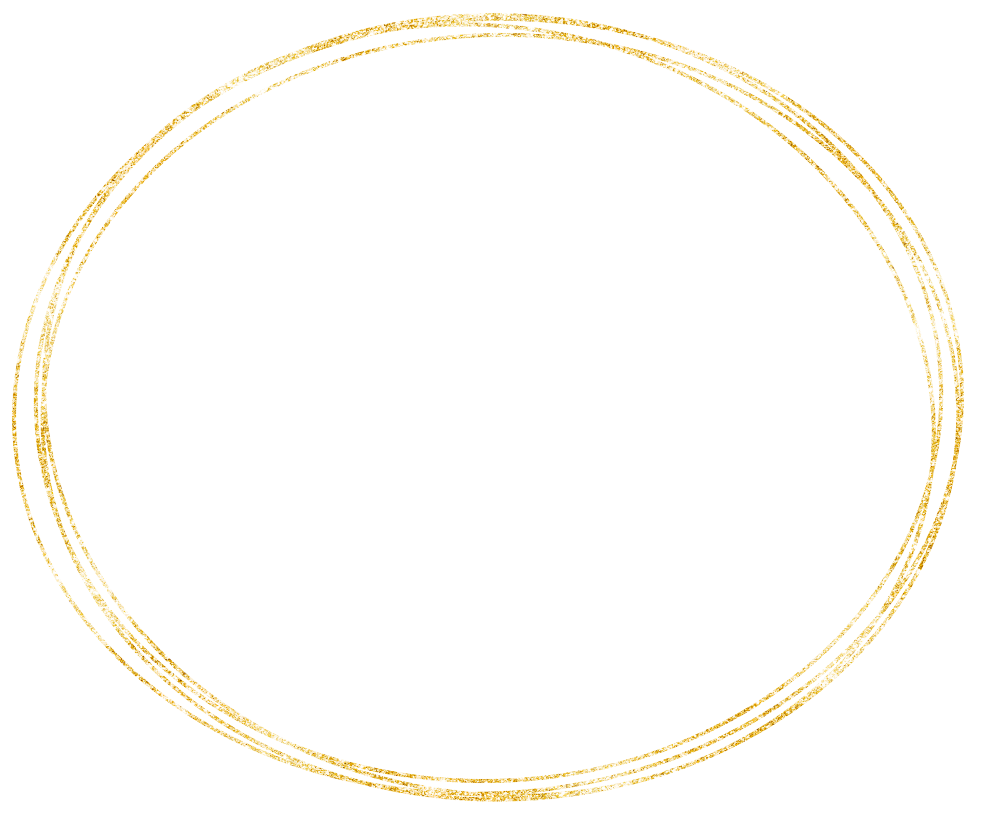 Gold oval frame 35538920 PNG