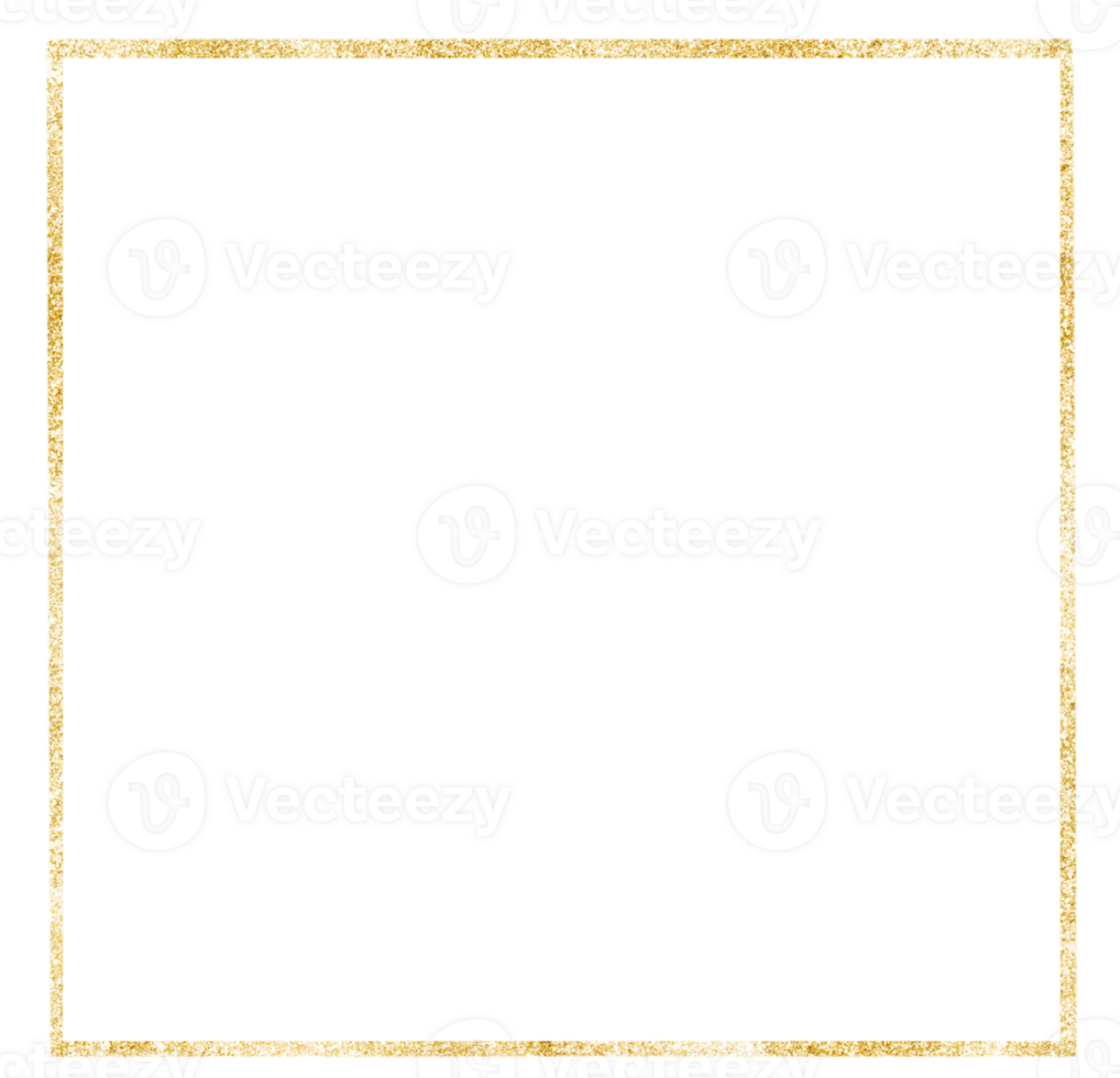 Gold Square Frame png