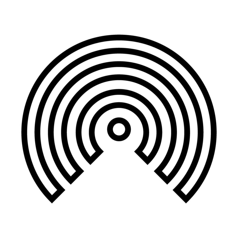 Signal icon vector. wifi illustration sign. antenna and satellite signal symbols. Wireless technologys. vector