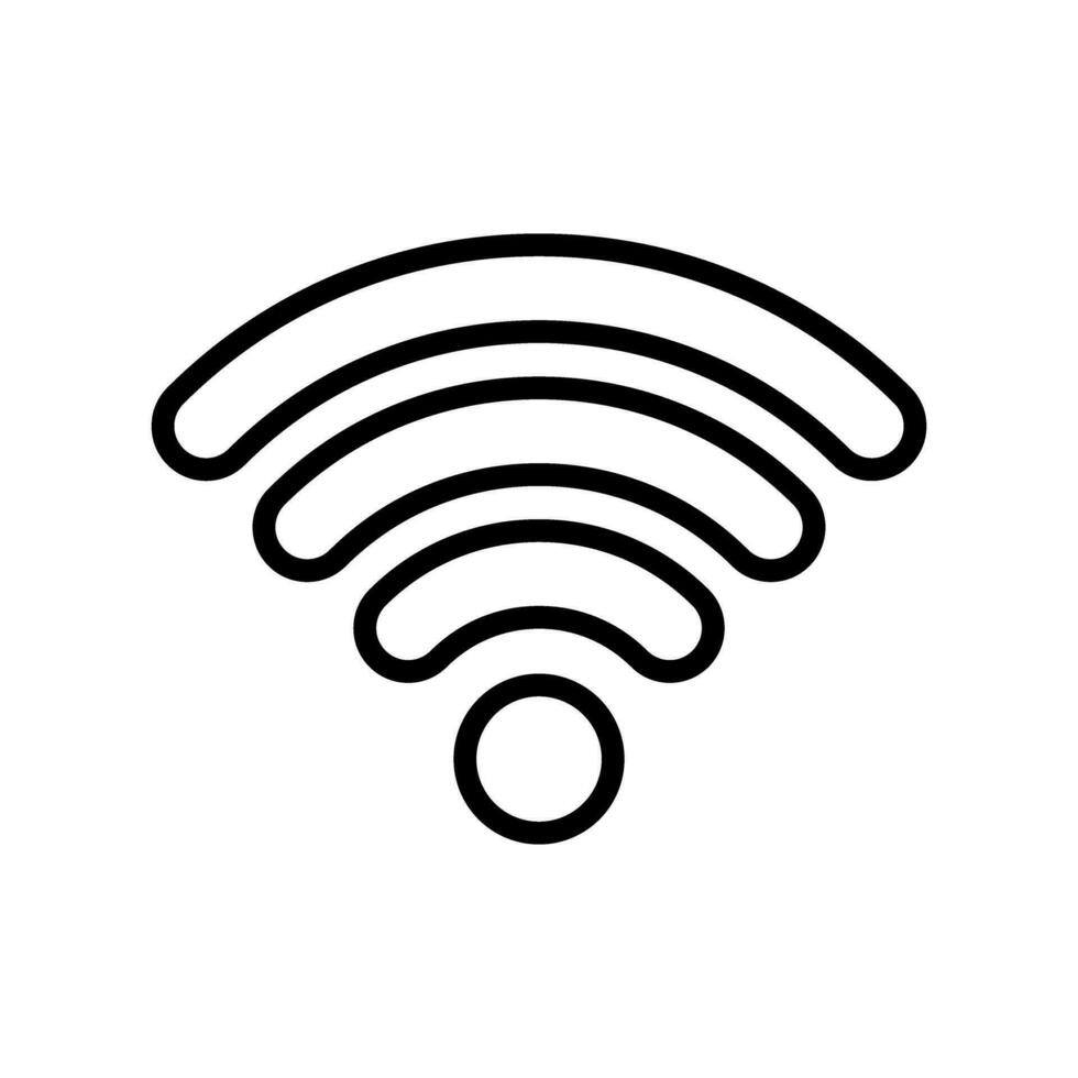 Signal icon vector. wifi illustration sign. antenna and satellite signal symbols. Wireless technologys. vector