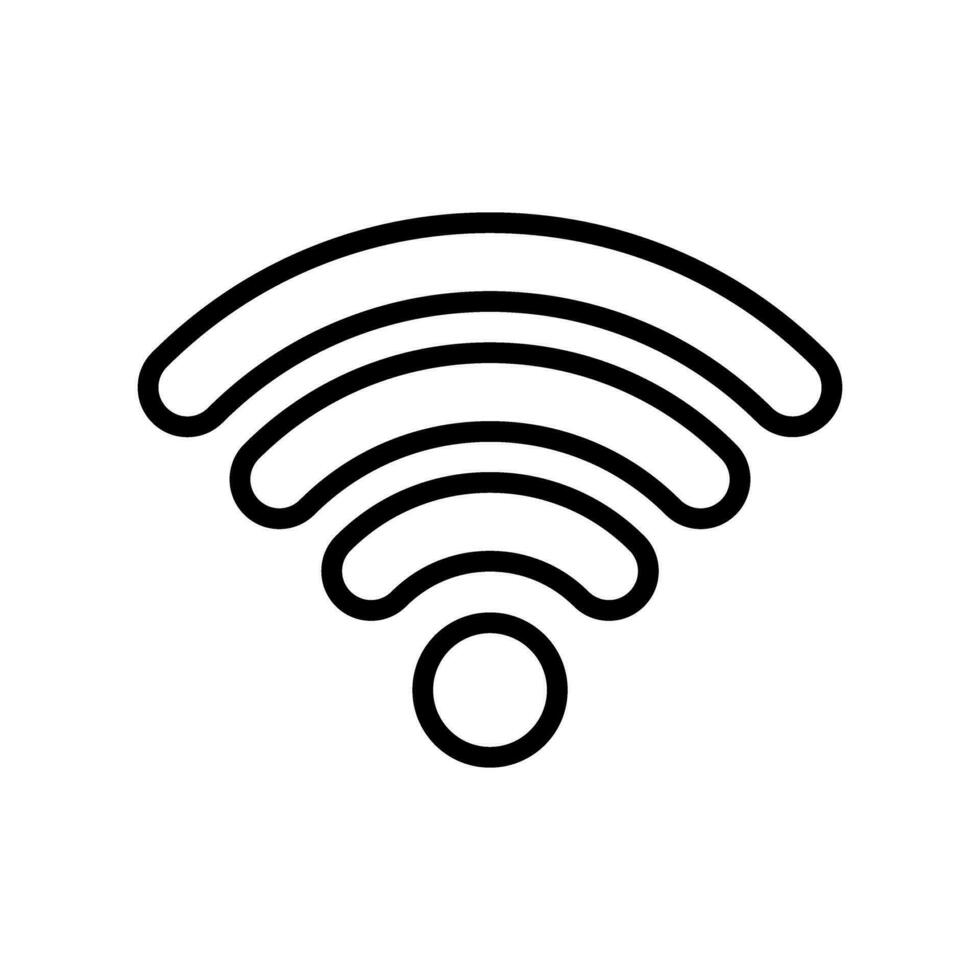 señal icono vector. Wifi ilustración signo. antena y satélite señal simbolos inalámbrico tecnologías vector