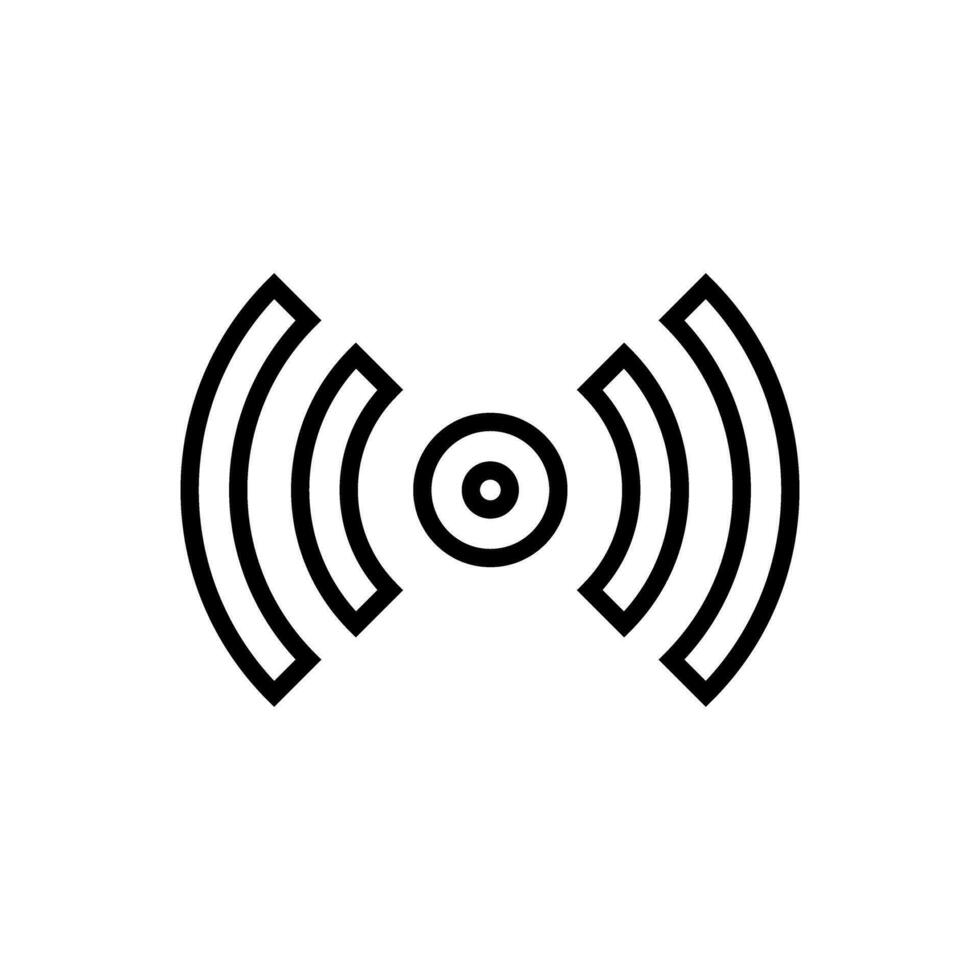 Signal icon vector. wifi illustration sign. antenna and satellite signal symbols. Wireless technologys. vector
